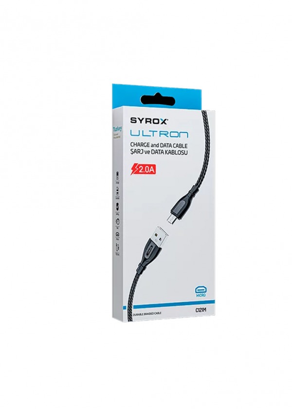 Syrox Ultron C121M Micro Usb Şarj Kablosu